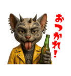 Garage Rockin'な猫たち vol.1（個別スタンプ：27）