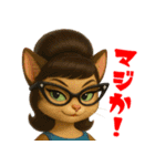 Garage Rockin'な猫たち vol.1（個別スタンプ：40）
