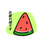 動く！スイカのスタンプ（個別スタンプ：5）