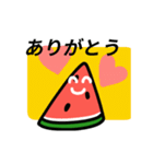 動く！スイカのスタンプ（個別スタンプ：8）