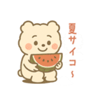 ふわもこクマの夏スタンプ・感情たっぷり（個別スタンプ：30）