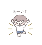 【夏】ひたすら彼女を愛でる（個別スタンプ：27）