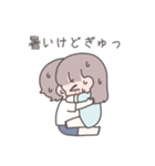 【夏】ひたすら彼氏を愛でる（個別スタンプ：5）