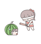 【夏】ひたすら彼氏を愛でる（個別スタンプ：20）