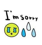 nenerin日常会話スタンプ351英語気遣い（個別スタンプ：35）
