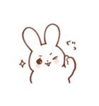 もっちりとしたうさぎ 2（個別スタンプ：1）