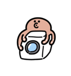 はたらくタコの動くスタンプ（個別スタンプ：1）