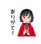 単位のためのダウナー女子★大学生（個別スタンプ：3）