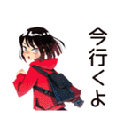 単位のためのダウナー女子★大学生（個別スタンプ：11）