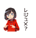 単位のためのダウナー女子★大学生（個別スタンプ：15）