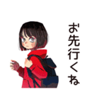 単位のためのダウナー女子★大学生（個別スタンプ：24）