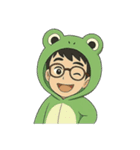 ドクター・サム（カエル着ぐるみ各種）（個別スタンプ：3）