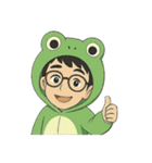 ドクター・サム（カエル着ぐるみ各種）（個別スタンプ：8）