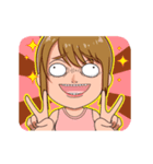 爆笑女子の珍劇場2（個別スタンプ：4）