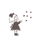 ゆるふわな女の子の日常4（個別スタンプ：1）