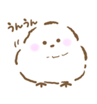 ふわふわもちもちシマエナガさん（個別スタンプ：21）