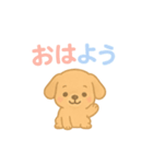 子犬のゆるふわトーク（個別スタンプ：1）