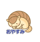 まるっとアルマジロの毎日スタンプ（個別スタンプ：6）