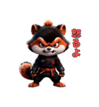 忍法レッサーパンダ参上！（個別スタンプ：20）