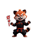 忍法レッサーパンダ参上！（個別スタンプ：35）
