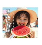 夏スイカ割り♡お姉さん（個別スタンプ：4）