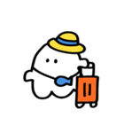 おいしいおばけ 夏のくらし(文字無し)（個別スタンプ：1）