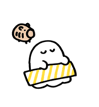 おいしいおばけ 夏のくらし(文字無し)（個別スタンプ：2）