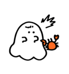 おいしいおばけ 夏のくらし(文字無し)（個別スタンプ：7）