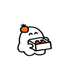 おいしいおばけ 夏のくらし(文字無し)（個別スタンプ：10）