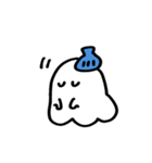 おいしいおばけ 夏のくらし(文字無し)（個別スタンプ：12）