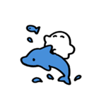 おいしいおばけ 夏のくらし(文字無し)（個別スタンプ：14）