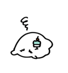 おいしいおばけ 夏のくらし(文字無し)（個別スタンプ：20）