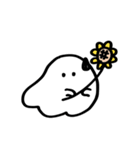 おいしいおばけ 夏のくらし(文字無し)（個別スタンプ：22）