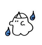 おいしいおばけ 夏のくらし(文字無し)（個別スタンプ：27）