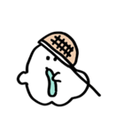 おいしいおばけ 夏のくらし(文字無し)（個別スタンプ：28）