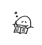 おいしいおばけ 夏のくらし(文字無し)（個別スタンプ：30）