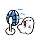 おいしいおばけ 夏のくらし(文字無し)（個別スタンプ：38）
