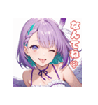 おちゃめな女神さまの神対応スタンプ（個別スタンプ：3）