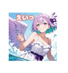 おちゃめな女神さまの神対応スタンプ（個別スタンプ：17）
