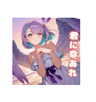 おちゃめな女神さまの神対応スタンプ（個別スタンプ：21）