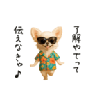 関西弁♡エッホエッホ！チワワ（個別スタンプ：3）