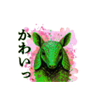 動物×現代アート✕関西弁！（個別スタンプ：15）