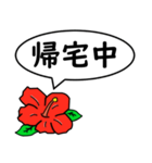 ハイビスカスの花（日常会話用）（個別スタンプ：14）