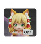 ちいみなアイスコーヒー(四角型)（個別スタンプ：5）