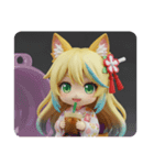 ちいみなアイスコーヒー(四角型)（個別スタンプ：8）