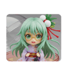 眼鏡精霊みなみちゃんカプセルトイ（個別スタンプ：1）