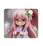 眼鏡精霊みなみちゃんカプセルトイ（個別スタンプ：7）