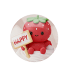 ホイップクリームいちごちゃん(丸型)（個別スタンプ：7）