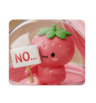 ホイップクリームいちごちゃん(四角型)（個別スタンプ：6）