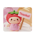 ホイップクリームいちごちゃん(四角型)（個別スタンプ：7）